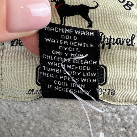 The Black Dog Ladies Classic Crewneck Sweatshirt Polo Gray Comfort Pullover XS - Picture 10 of 10